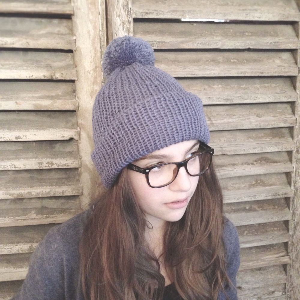 bonnet en tricotin geant